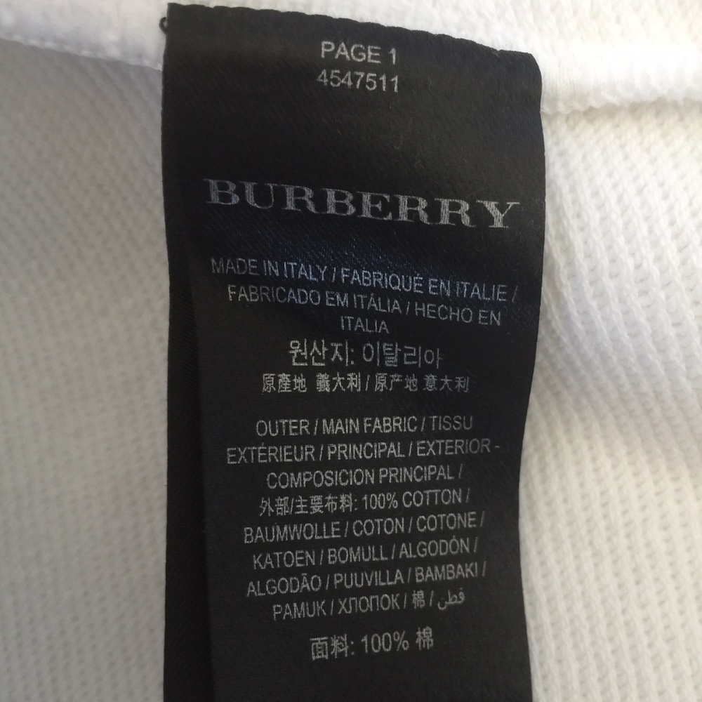 🎉HP🎉NWT$995 Burberry Sweatshirt w/Crystal Brooch - Picture 8 of 8